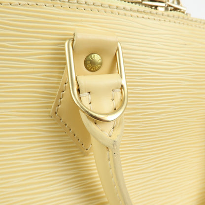 Louis Vuitton Alma Epi Leather, Beige, Leather, Handbag