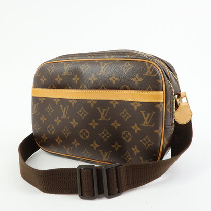 Louis Vuitton Reporter Monogram Canvas, Brown, Canvas, Shoulder Bag