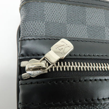 Louis Vuitton Thomas Damier Graphite, Black, Canvas, Handbag