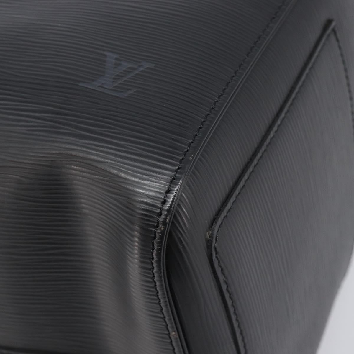 Louis Vuitton Keepall Epi Leather, Black, Leather, Travel Bag