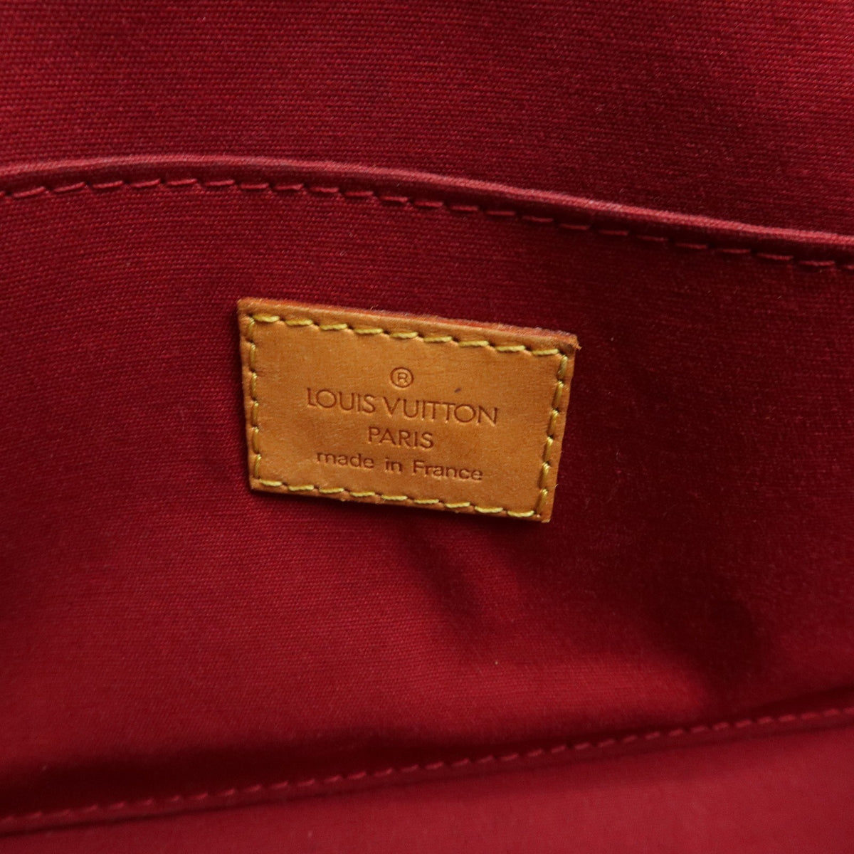 Louis Vuitton Roxbury Drive Monogram Vernis, Red, Patent Leather, Handbag