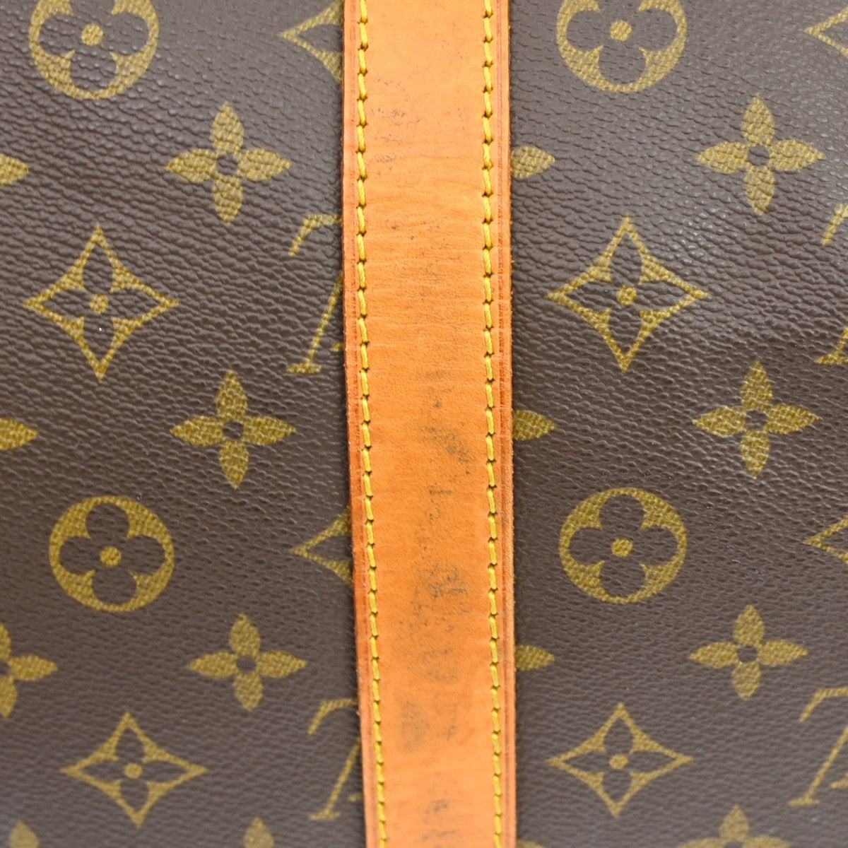 Louis Vuitton Keepall Monogram, Brown, Canvas, Travel Bag