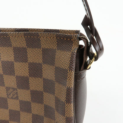 Louis Vuitton Trousse Make Up Damier, Brown, Canvas, Clutch