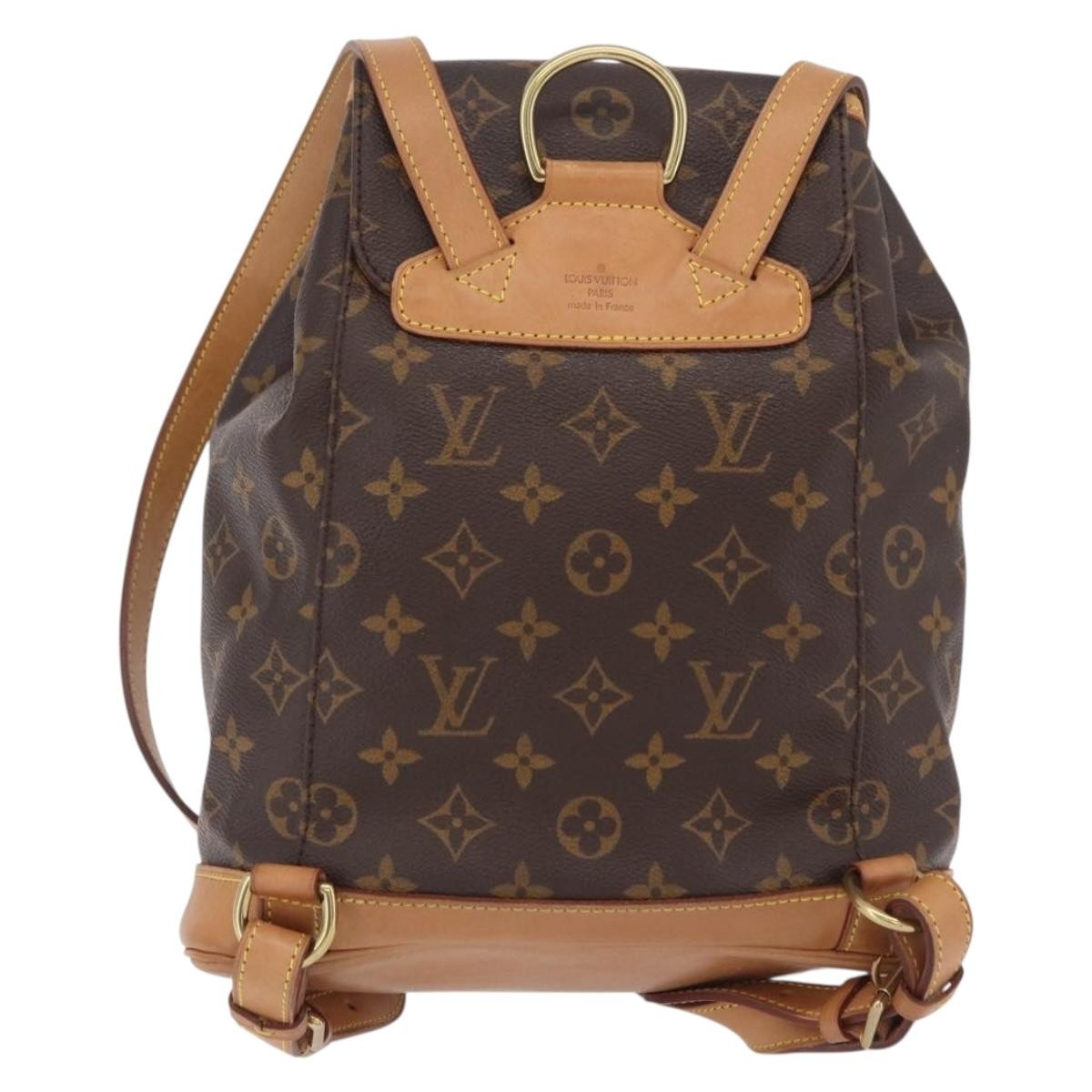 Louis Vuitton Vintage Montsouris Monogram Canvas, Brown, Canvas, Backpack