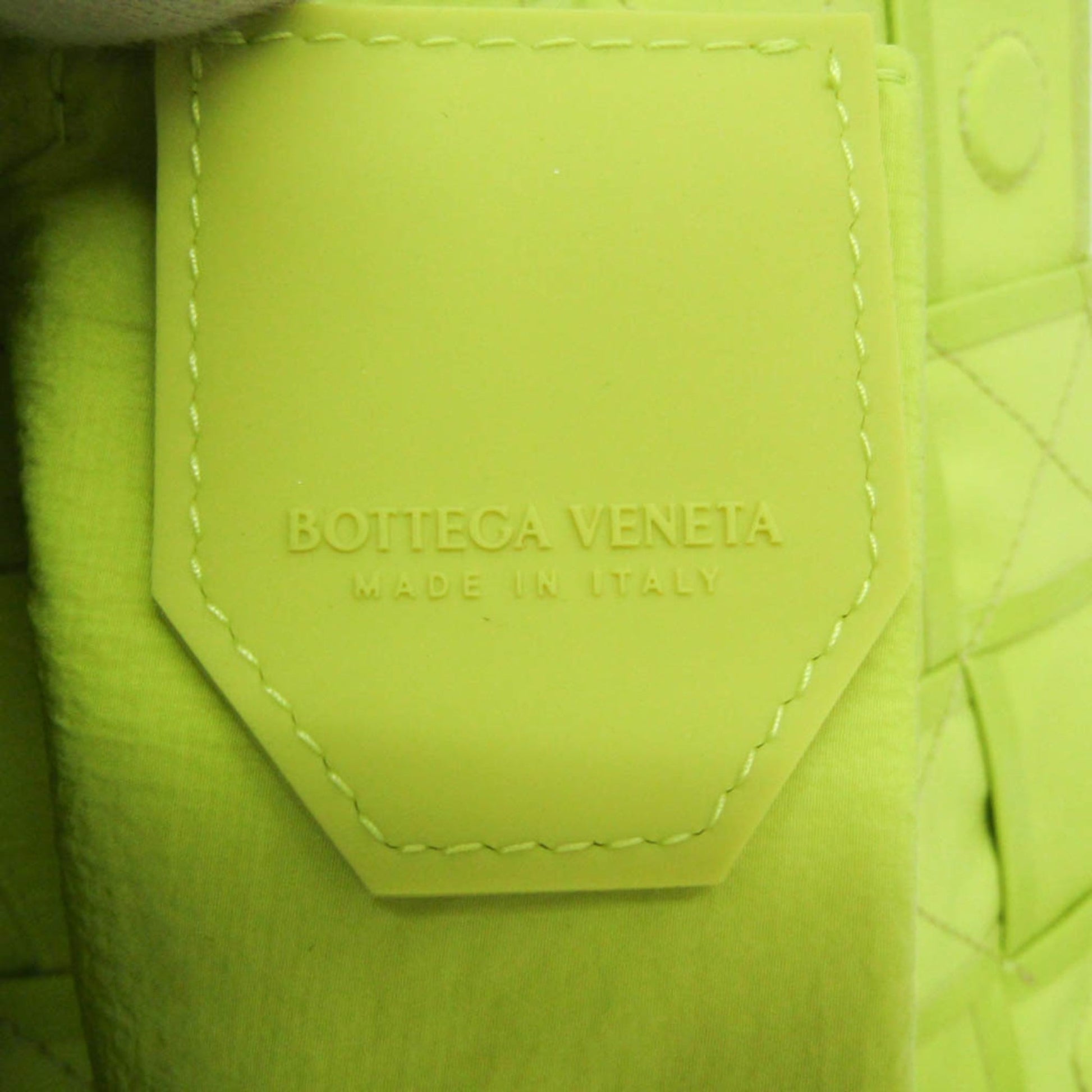 Bottega Veneta Cassette Leather, Green, Leather, Clutch
