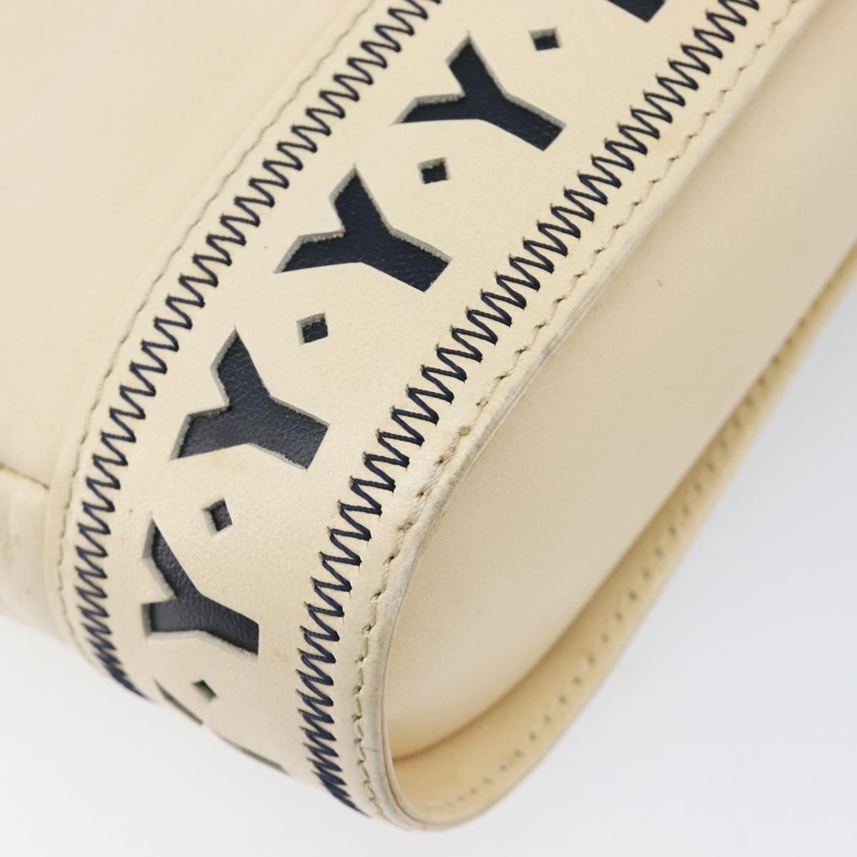 Saint Laurent Vintage Shoulder bag Leather, Beige, Leather, Shoulder Bag