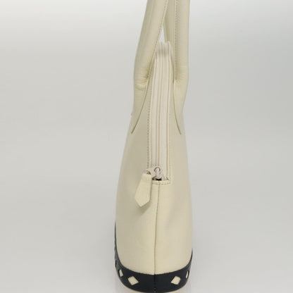Saint Laurent Handbag Dome Diamond leather, White, Leather, Handbag