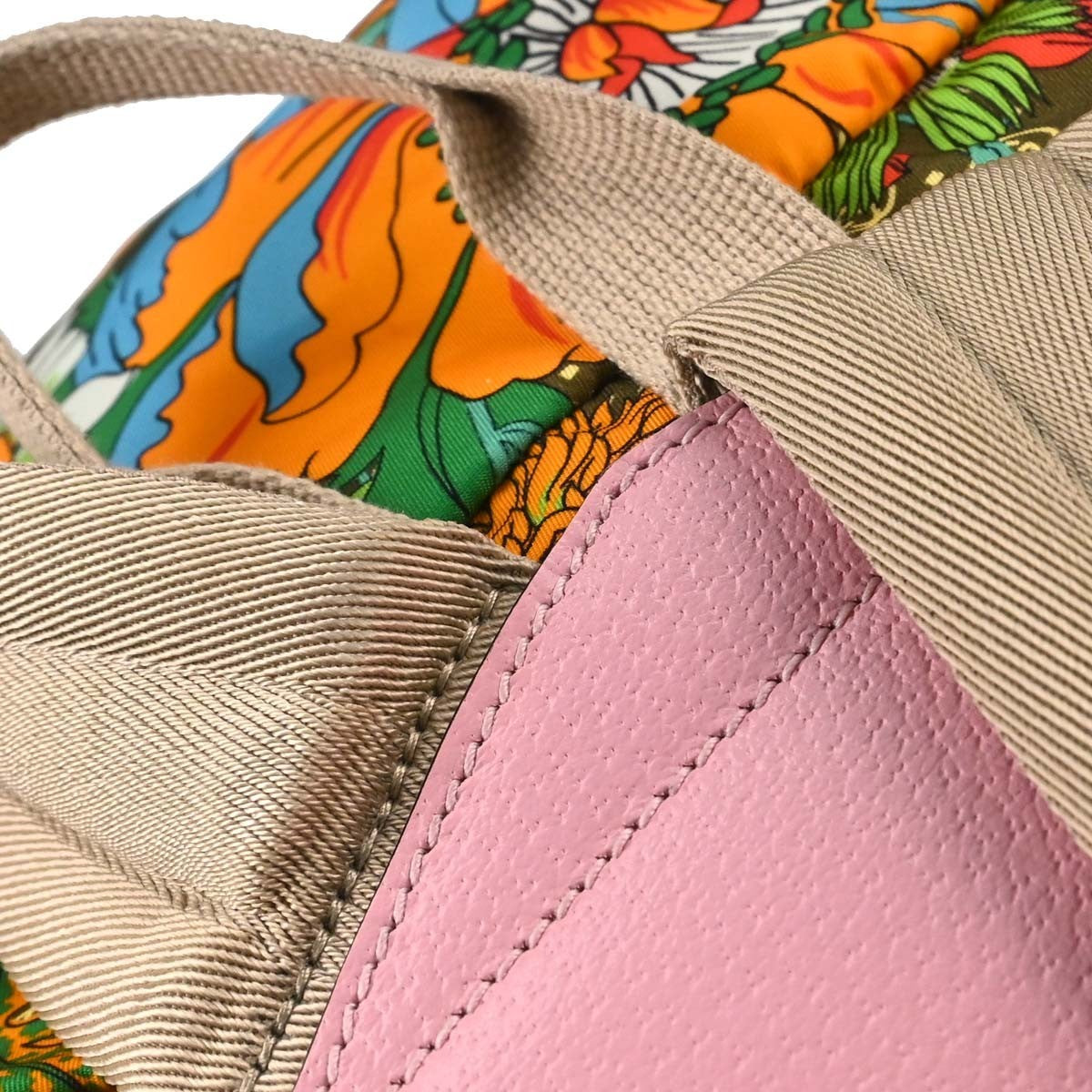 Gucci Gucci x The North Face Flap Printed Nylon, Multicolour, Canvas, Backpack