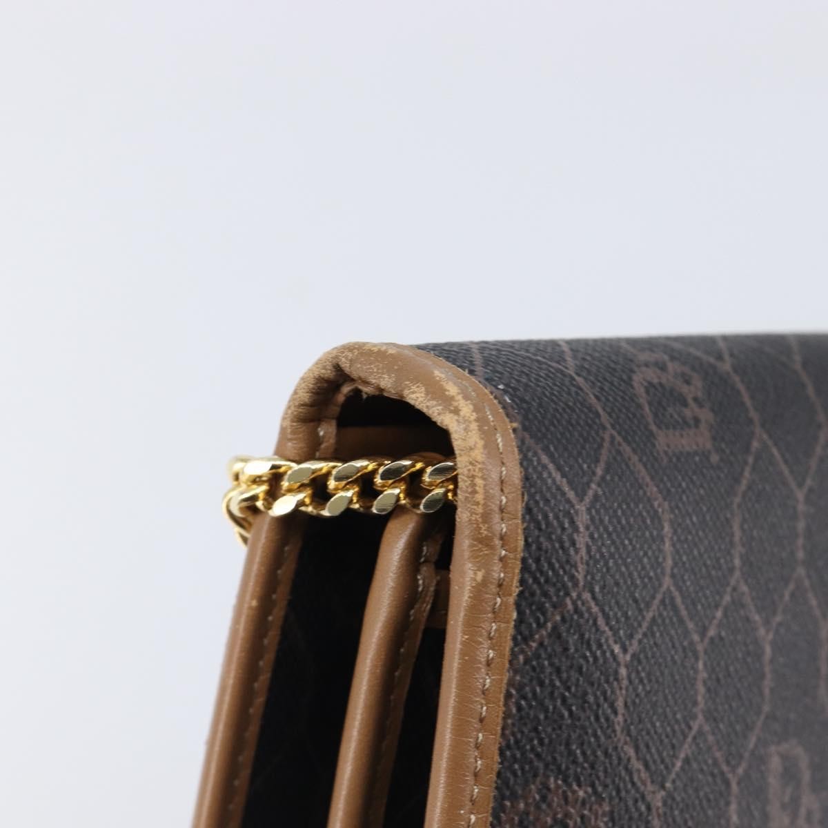 Christian Dior Vintage Honeycomb Canvas, Black, Canvas, Shoulder Bag