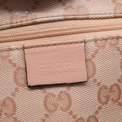 Gucci Abbey Zip Tote GG Canvas and Leather, Pink, Canvas, Handbag