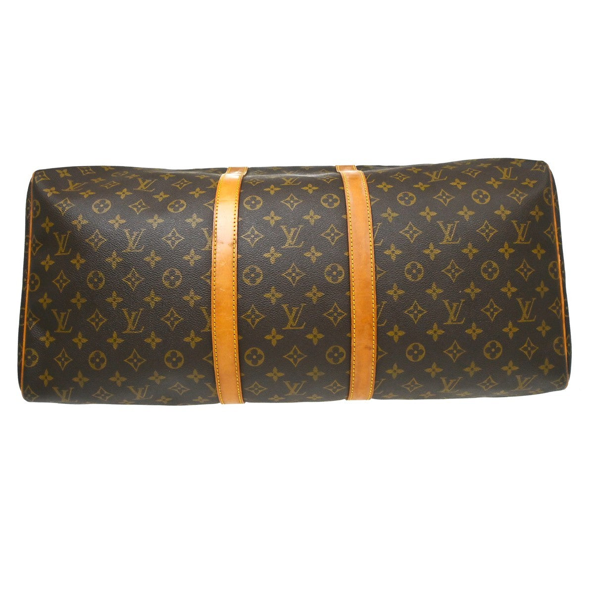 Louis Vuitton Keepall Monogram, Brown, Canvas, Travel Bag