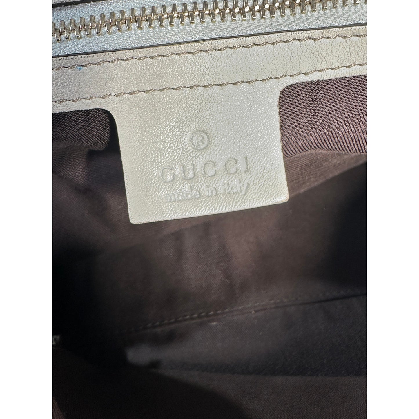 GUCCI Britt Tote Bag Calfskin Leather