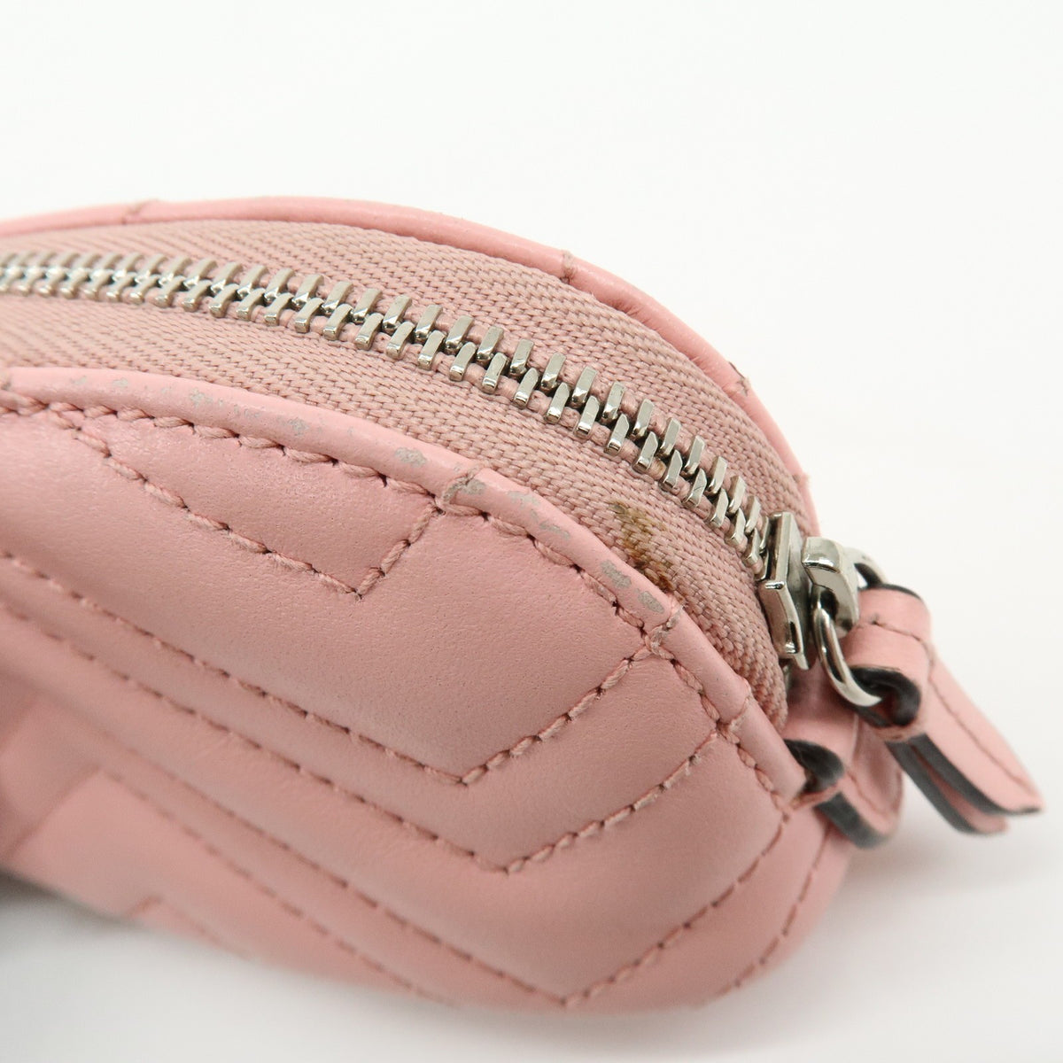 Gucci GG Marmont Key Matelasse Leather, Pink, Leather, Clutch