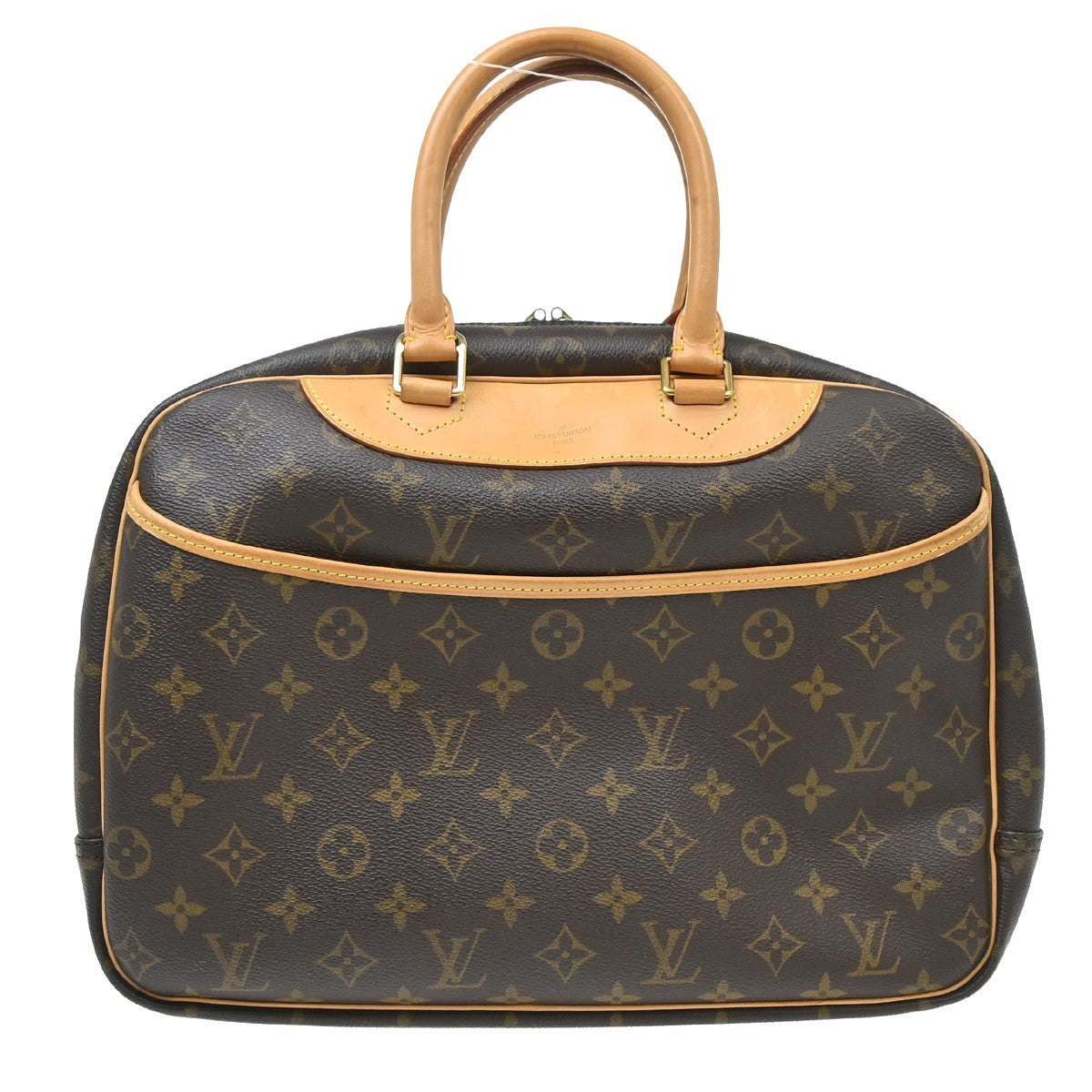 Louis Vuitton Deauville Monogram Canvas, Brown, Canvas, Handbag