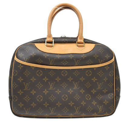 Louis Vuitton Deauville Monogram Canvas, Brown, Canvas, Handbag