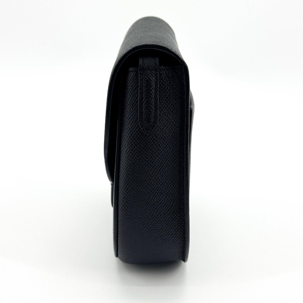Celine Trotteur Calfskin, Black, Leather, Crossbody Bag