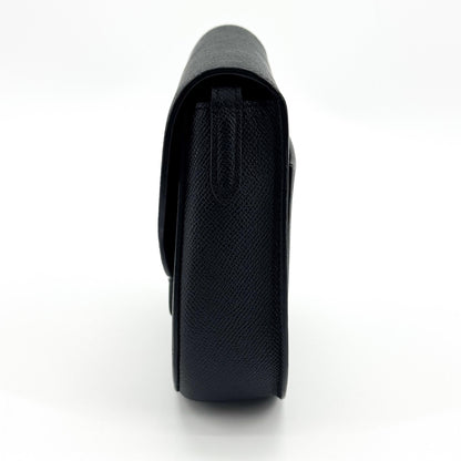 Celine Trotteur Calfskin, Black, Leather, Crossbody Bag