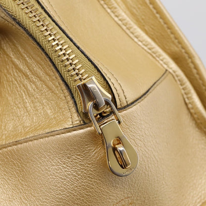 Loewe Amazona Leather, Gold, Leather, Handbag