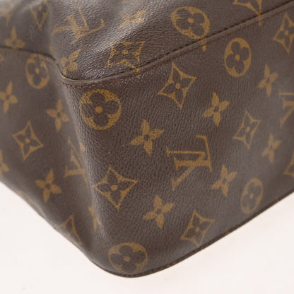 Louis Vuitton Loop Hobo Canvas, Brown, Canvas, Shoulder Bag
