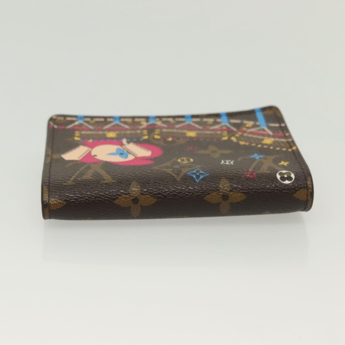 Louis Vuitton Victorine Monogram Vivienne Japan Garden, Brown, Canvas, Wallet
