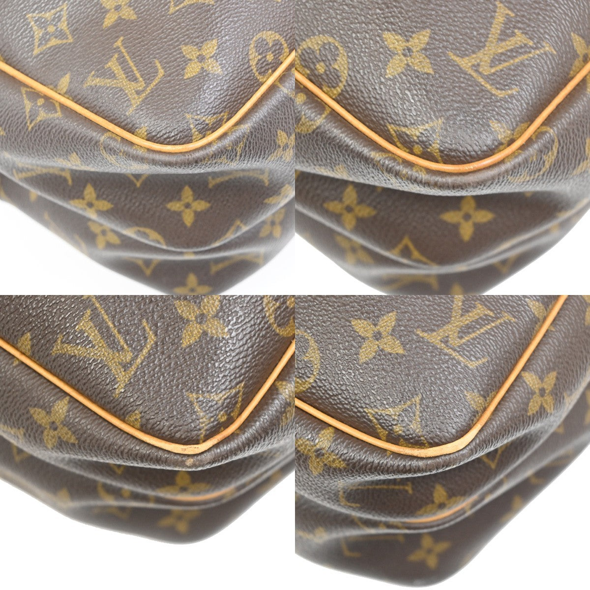 Louis Vuitton Reporter Monogram, Brown, Canvas, Shoulder Bag