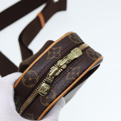 Louis Vuitton Pochette Gange Monogram Canvas, Brown, Canvas, Clutch
