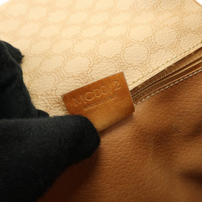 Celine Macadam Canvas and Leather, Beige, PVC, Tote Bag