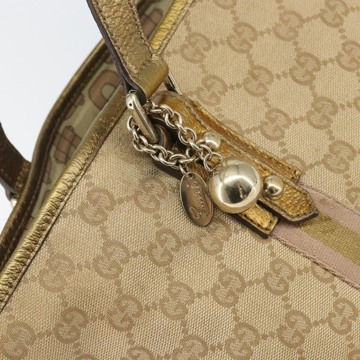 Gucci Jolicoeur GG Canvas, Beige, Canvas, Tote Bag