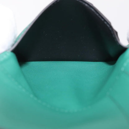 Cartier Coin Purse Must de Cartier Leather, Green, Leather, Wallet