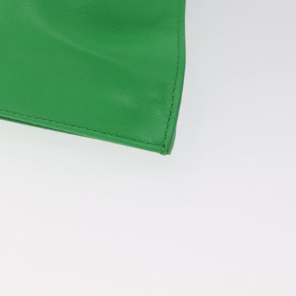 Bottega Veneta BV Twist Leather, Green, Leather, Handbag