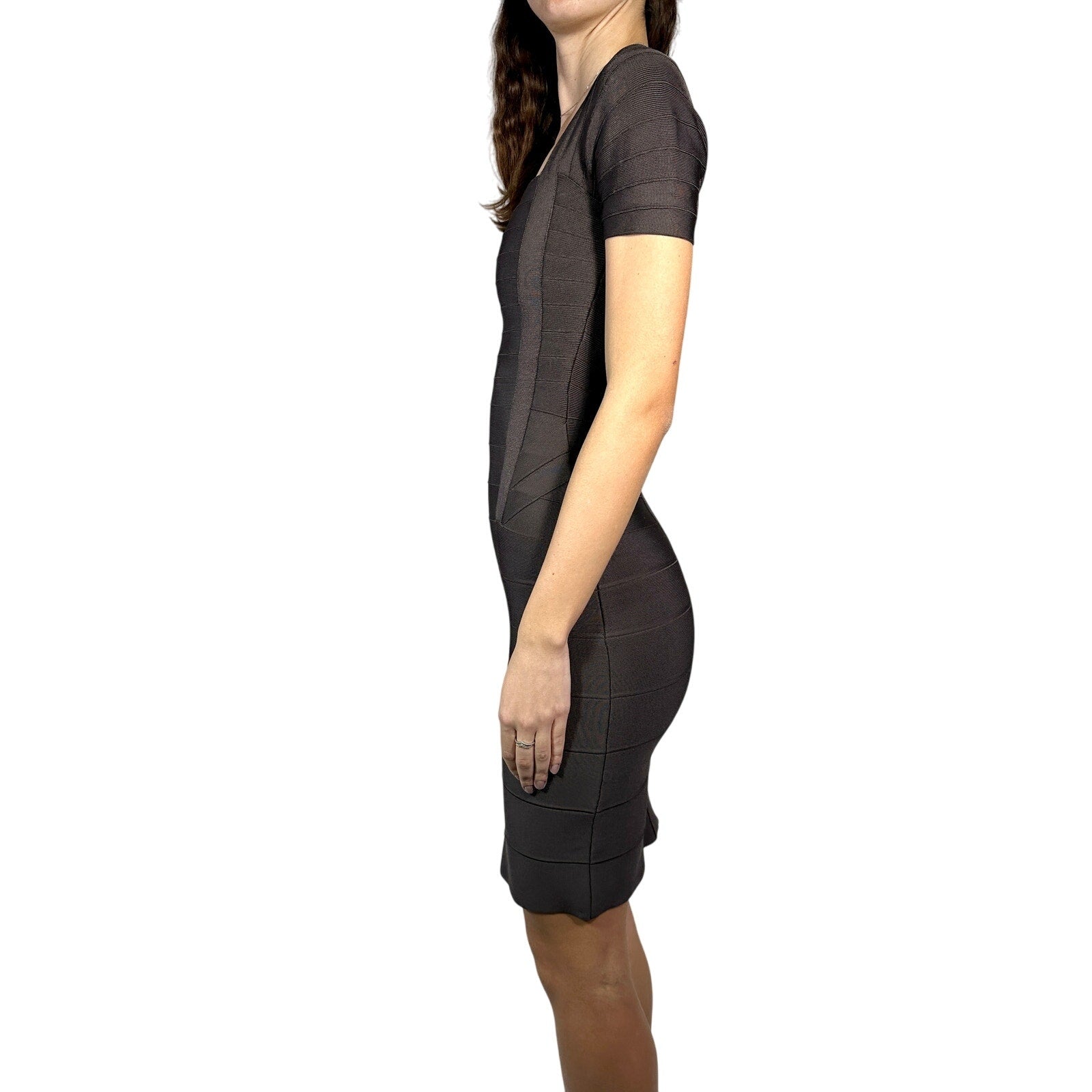 ARMANI JEANS Studded Denim Mini Dress