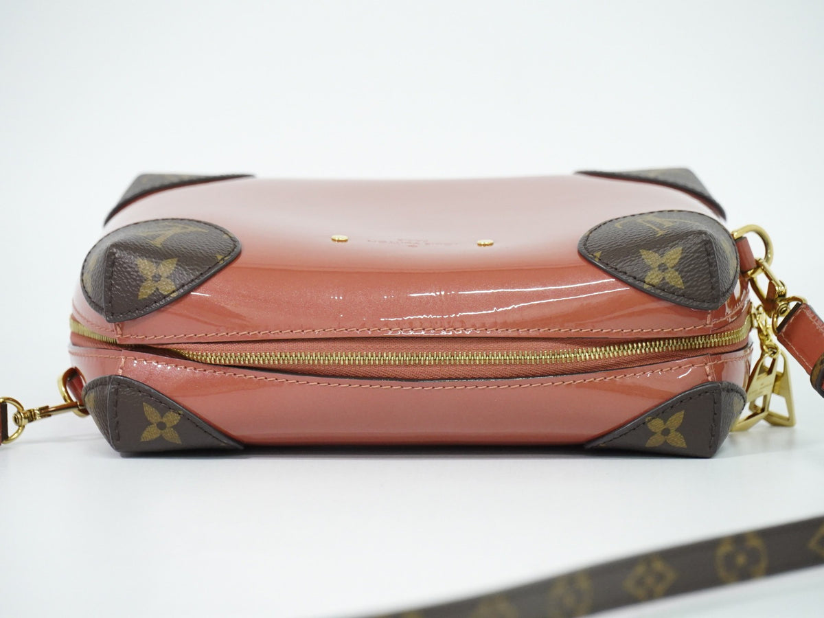 Louis Vuitton Venice Vernis with Monogram Canvas, Pink, Patent Leather, Shoulder Bag