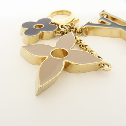 Louis Vuitton Fleur de Monogram Bag Charm Metal, Gold, Metal, Charm