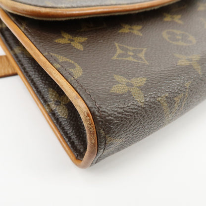 Louis Vuitton Florentine Waist Monogram Canvas, Brown, Canvas, Handbag