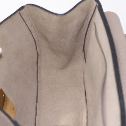 Chloe Drew Leather, Beige, Leather, Crossbody Bag