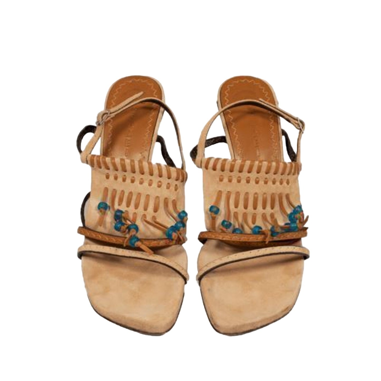 Casadei Sandals 10 US Beige