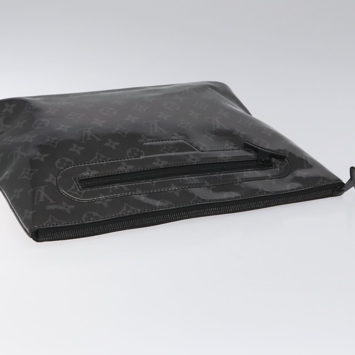 Louis Vuitton Pochette Cosmos Limited Edition Monogram Glaze Canvas, Black, Canvas, Clutch