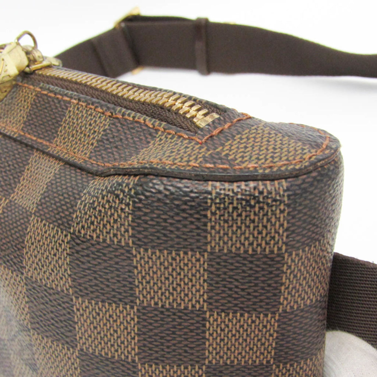 Louis Vuitton Geronimos Waist Damier Ebene, Brown, Canvas, Shoulder Bag