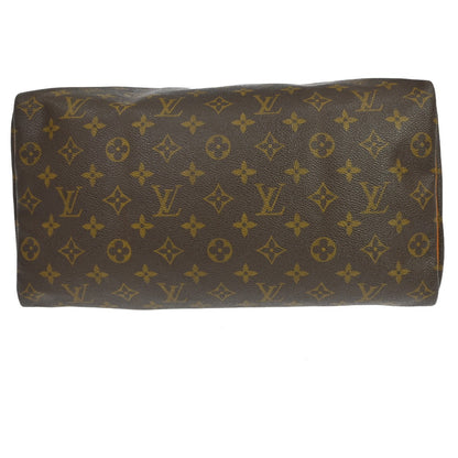Louis Vuitton Speedy Monogram, Brown, Canvas, Handbag