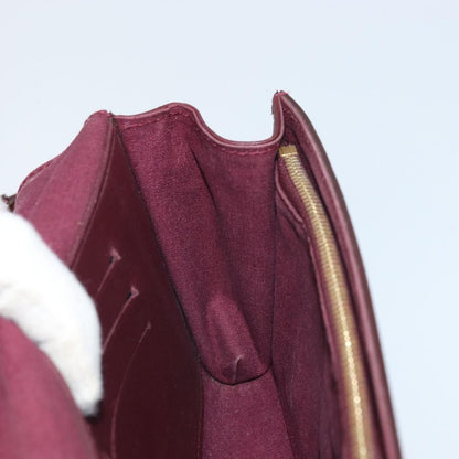 Louis Vuitton Rossmore Monogram Vernis, Burgundy, Patent Leather, Handbag