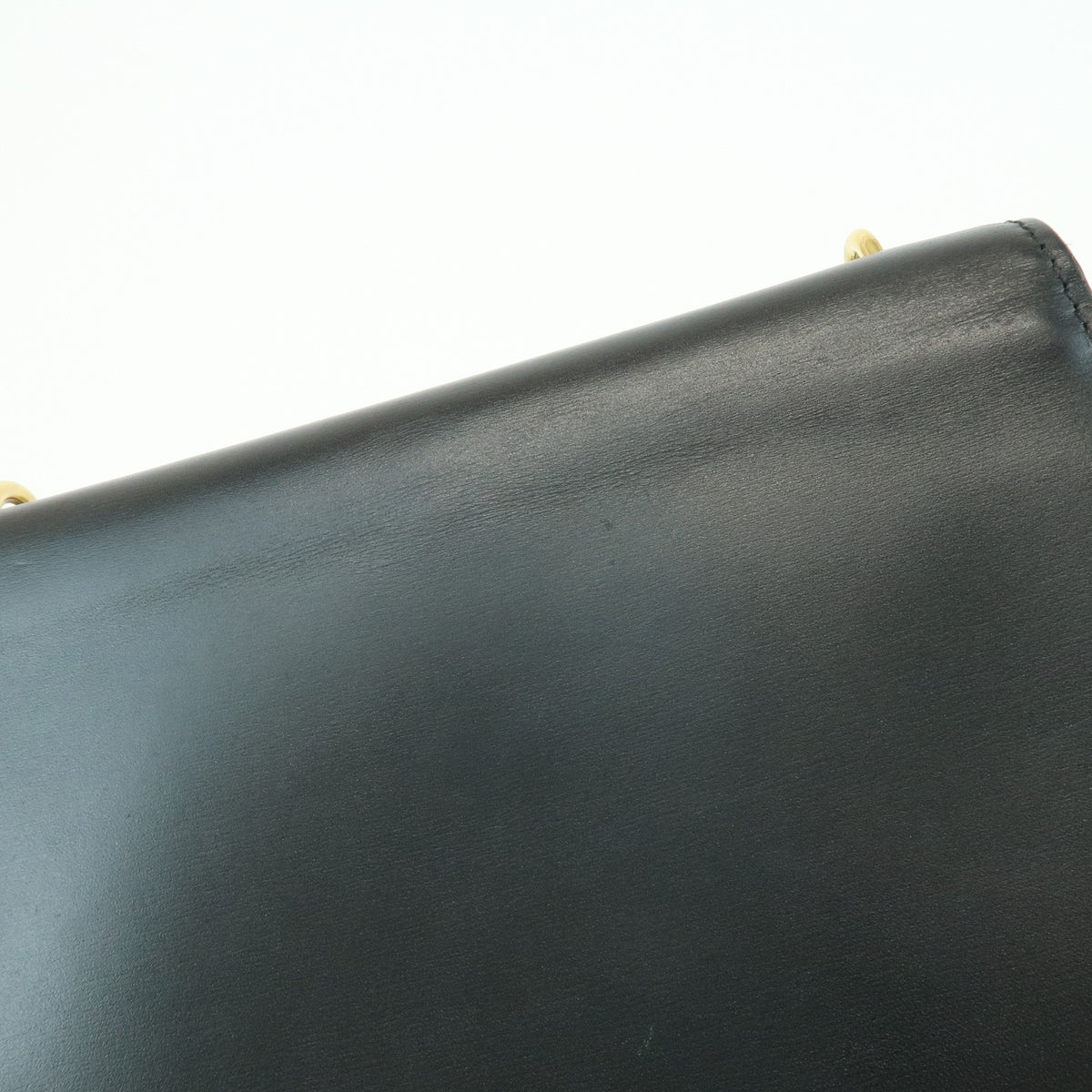 Louis Vuitton Chain Louise Clutch Leather, Black, Leather, Clutch