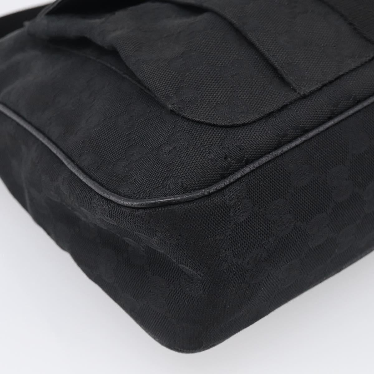 Gucci Shoulder Canvas, Black, Canvas, Shoulder Bag