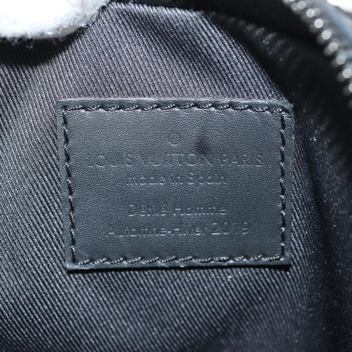 Louis Vuitton Danube Messenger Rainbow Taiga Leather, Black, Leather, Handbag