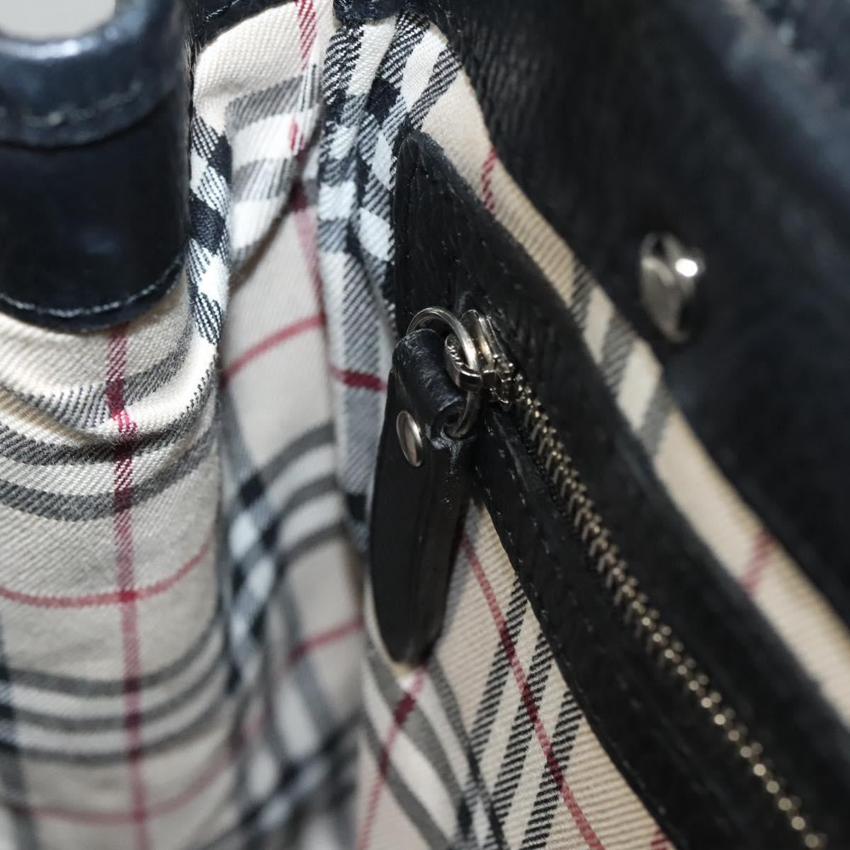 Burberry Vintage Leather, Black, Leather, Handbag