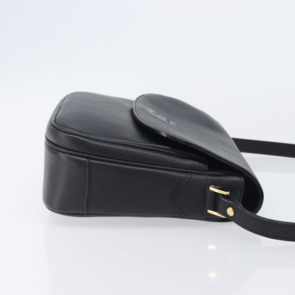 Gucci Shoulder Leather, Black, Leather, Shoulder Bag