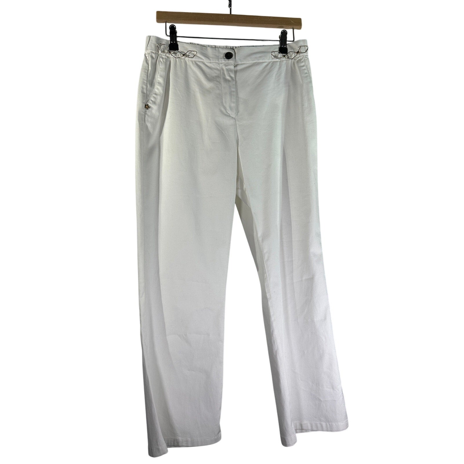 White Sand Kick Flare Pants