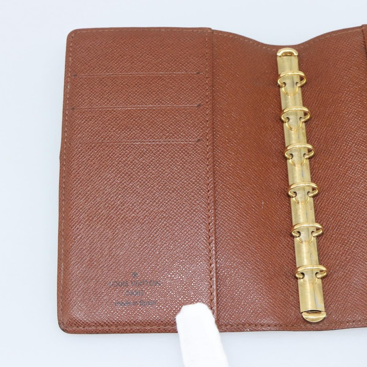 Louis Vuitton Agenda Cover Monogram Canvas, Brown, Canvas, Wallet