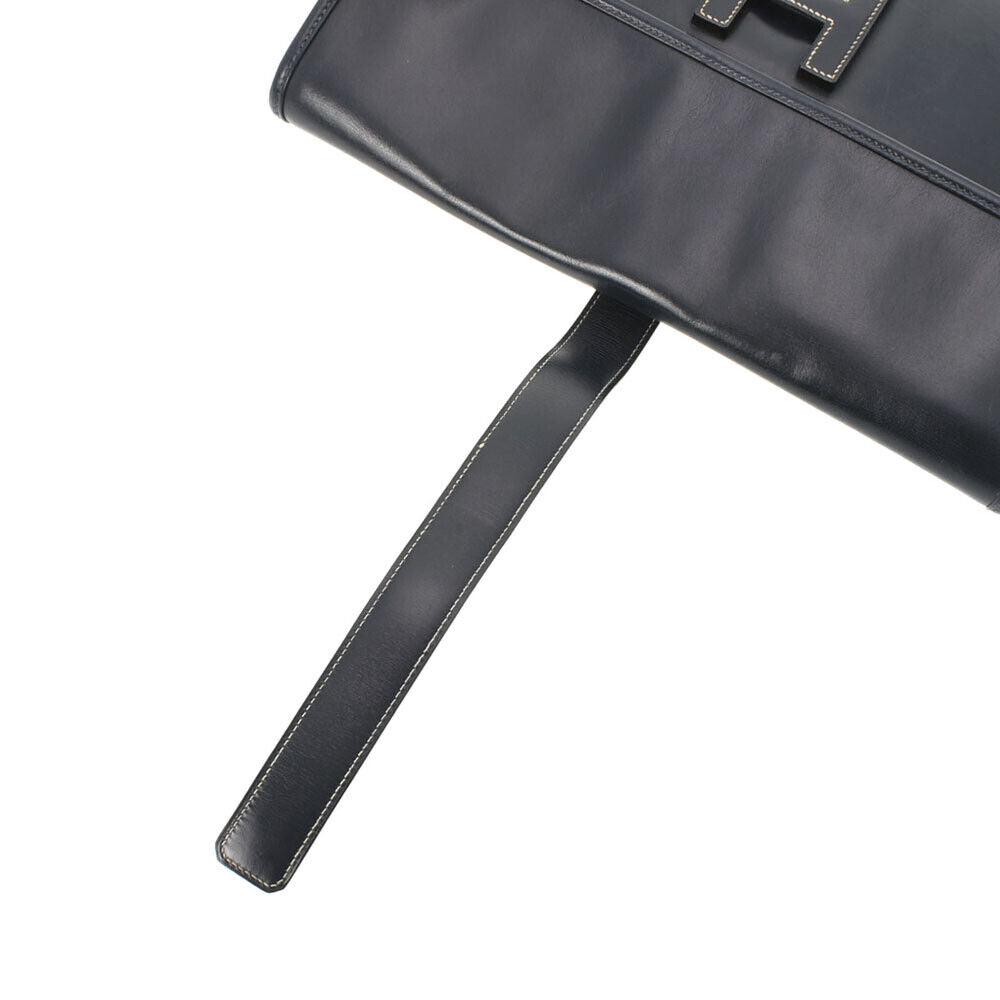 Hermès Jige, Black, Leather, clutch