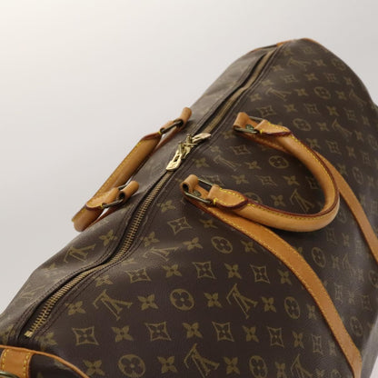 Louis Vuitton Keepall Bag Monogram Canvas, BROWN, CANVAS, Travel bag