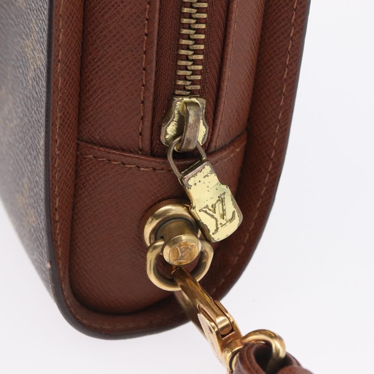 Louis Vuitton Pochette Orsay Monogram Canvas, Brown, Canvas, Clutch